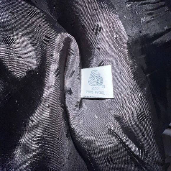 Talbots Women’s Size 12P Gray Wool Gold Button Mid Length Y2K Vintage Blazer USA - Picture 11 of 11